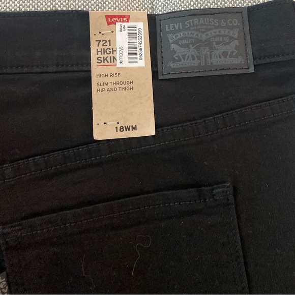 Women’s Levi’s 721 Hi Skinny Jeans Size 18WM 👖 - Picture 6 of 6